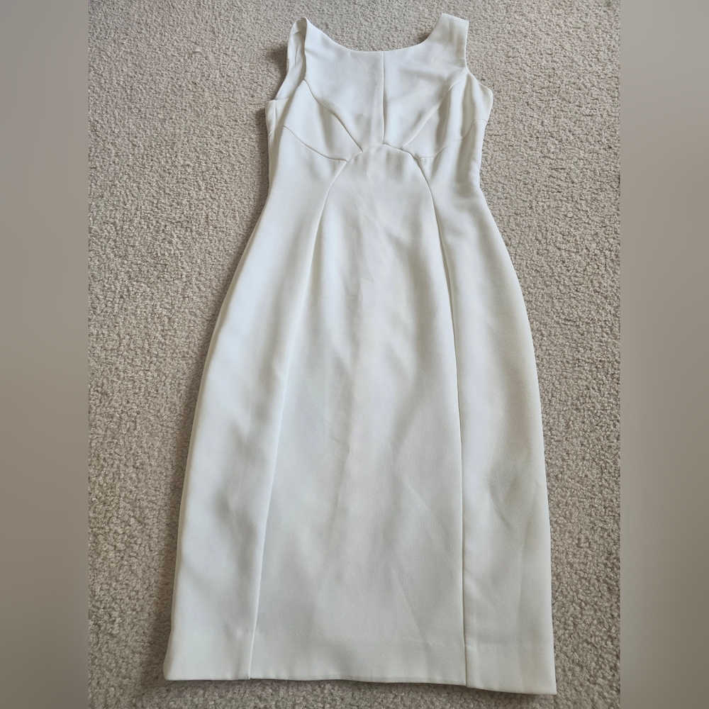 H&M White Midi Dress